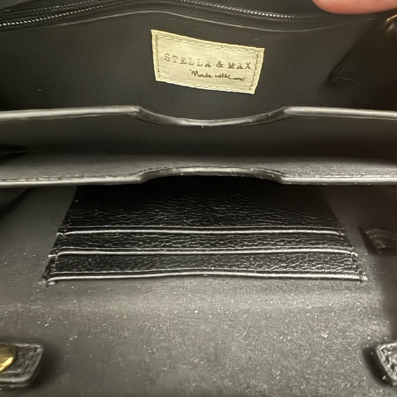 Stella & Max Black Mini Crossbody Bag - Picture 4 of 4